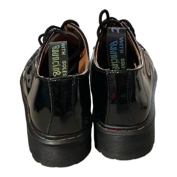 Dr Martens 1461 Quad Rainbow Platform Pride Shoes Ladies Size 9 - Picture 5 of 9